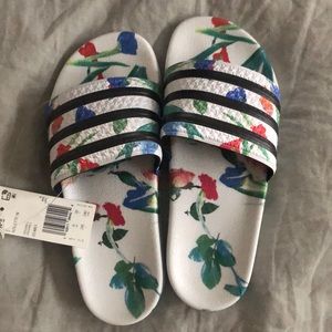 Adidas sandals - size 7 but fits 8 best!